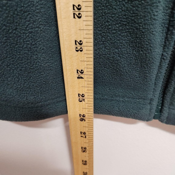 Adidas Jacket Mens XS Mineral Green Trefoil FZ Tedd Full Zip Polar Fleece HK7297 - Picture 7 of 10